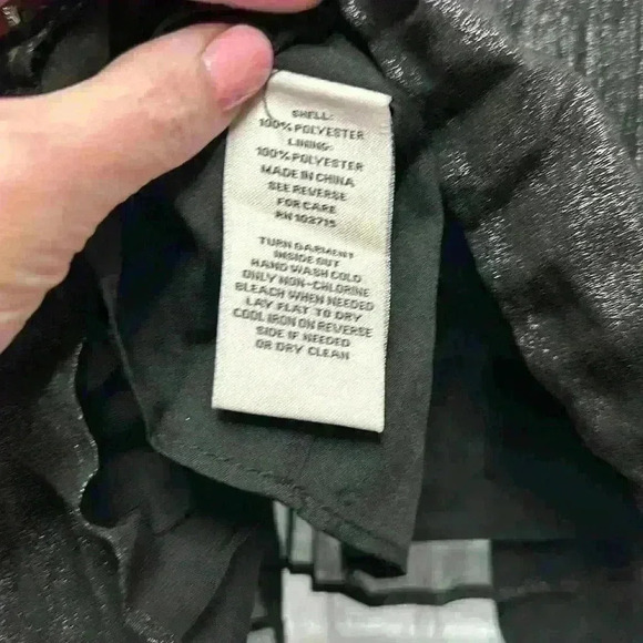 NWT Nanette Lapore pleated metallic shimmer high neck top item#9Z - Picture 11 of 11